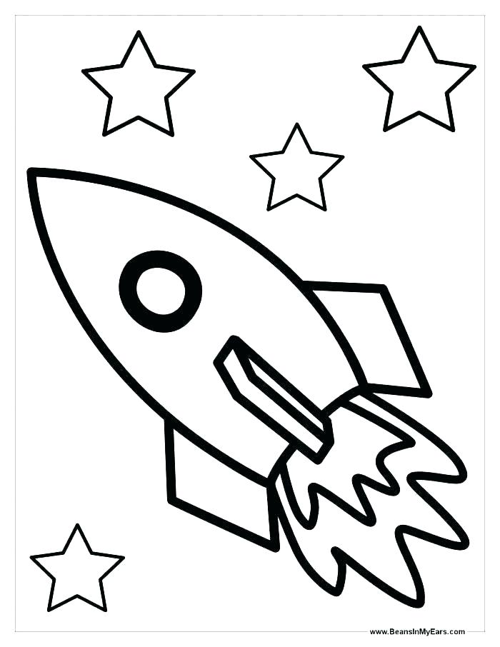 700x906 Plain Decoration Coloring Page Rocket Printable Rocket Ship