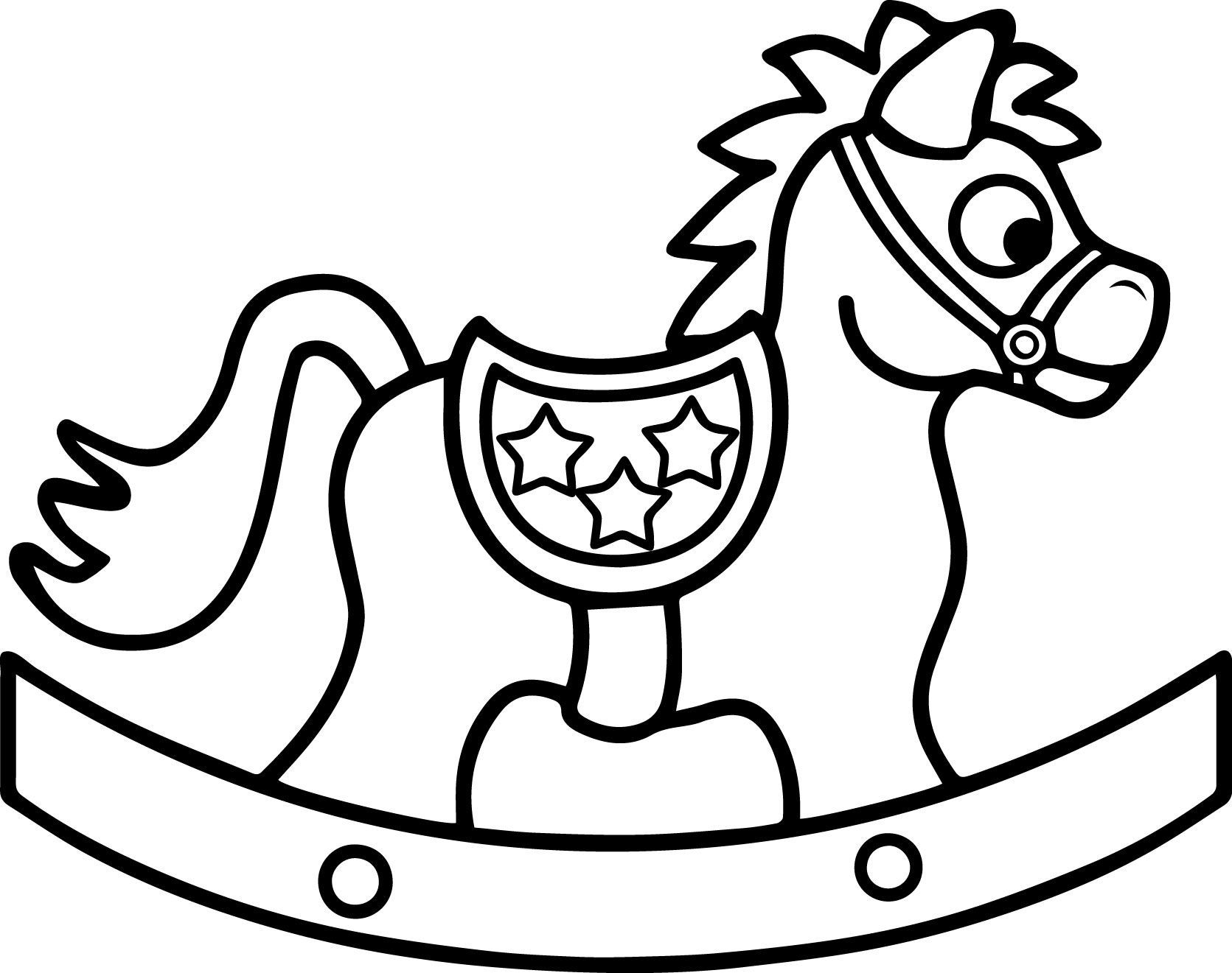 1671x1321 Amazing Horse Toy Coloring Page Wecoloringpage Daycare Pics