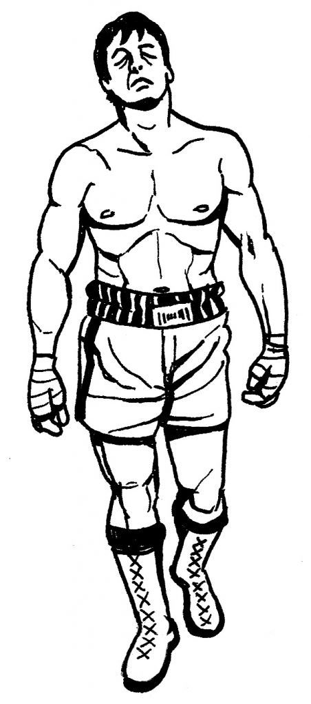 452x1024 Rocky Balboa Coloring Pages