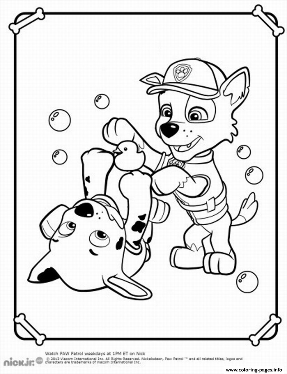 921x1200 Paw Patrol Rocky Play Coloring Pages Printable