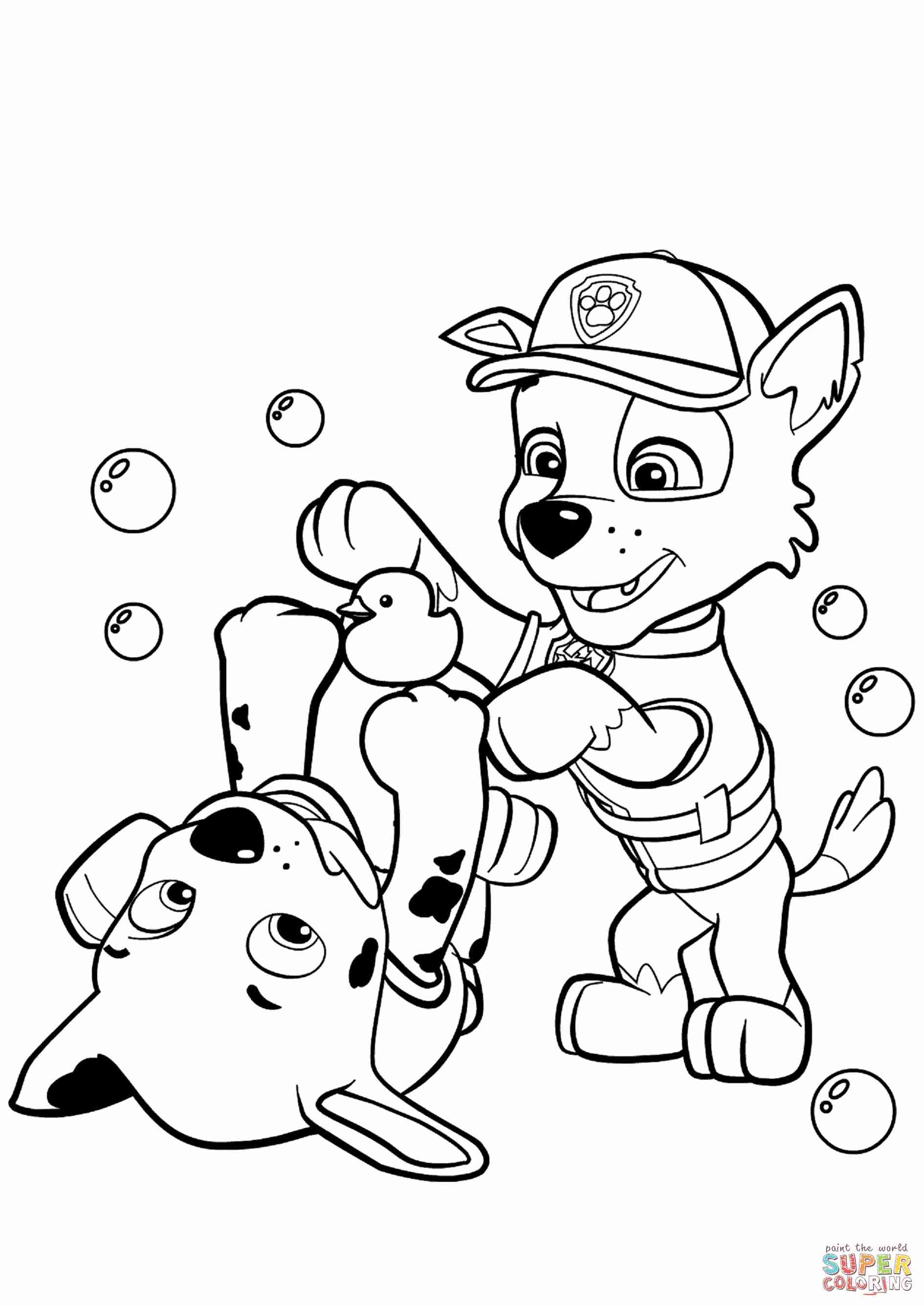 1890x2672 Paw Patrol Coloring Pages Free Picturesque Paw Marshall Olegratiy