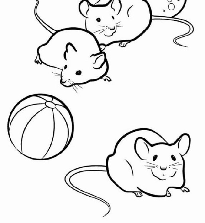 712x774 Critters Coloring Pages