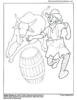253x328 Rodeo Clowns Circus Rodeo And Craft