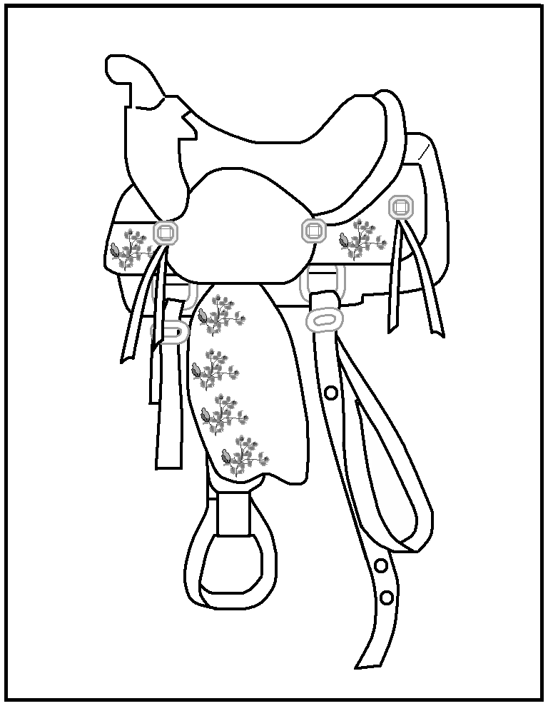 768x989 Free Printable Rodeo Coloring Pages Page 2