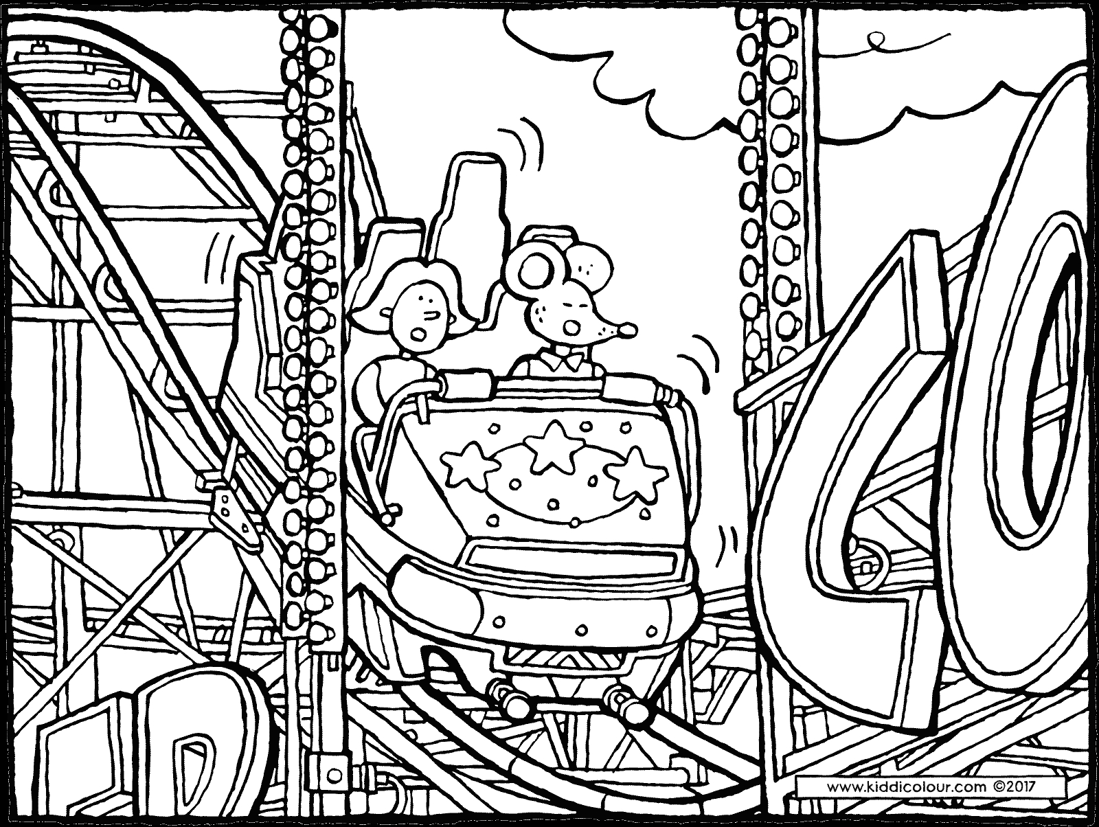 1600x1204 Quick Roller Coaster Coloring Page 24 Pages Compilation Free