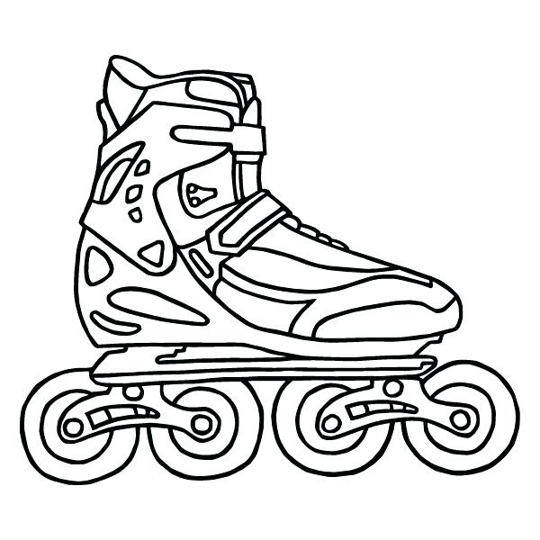 600x600 Rollerblades Coloring Page Image Result For Colouring Rollerblades