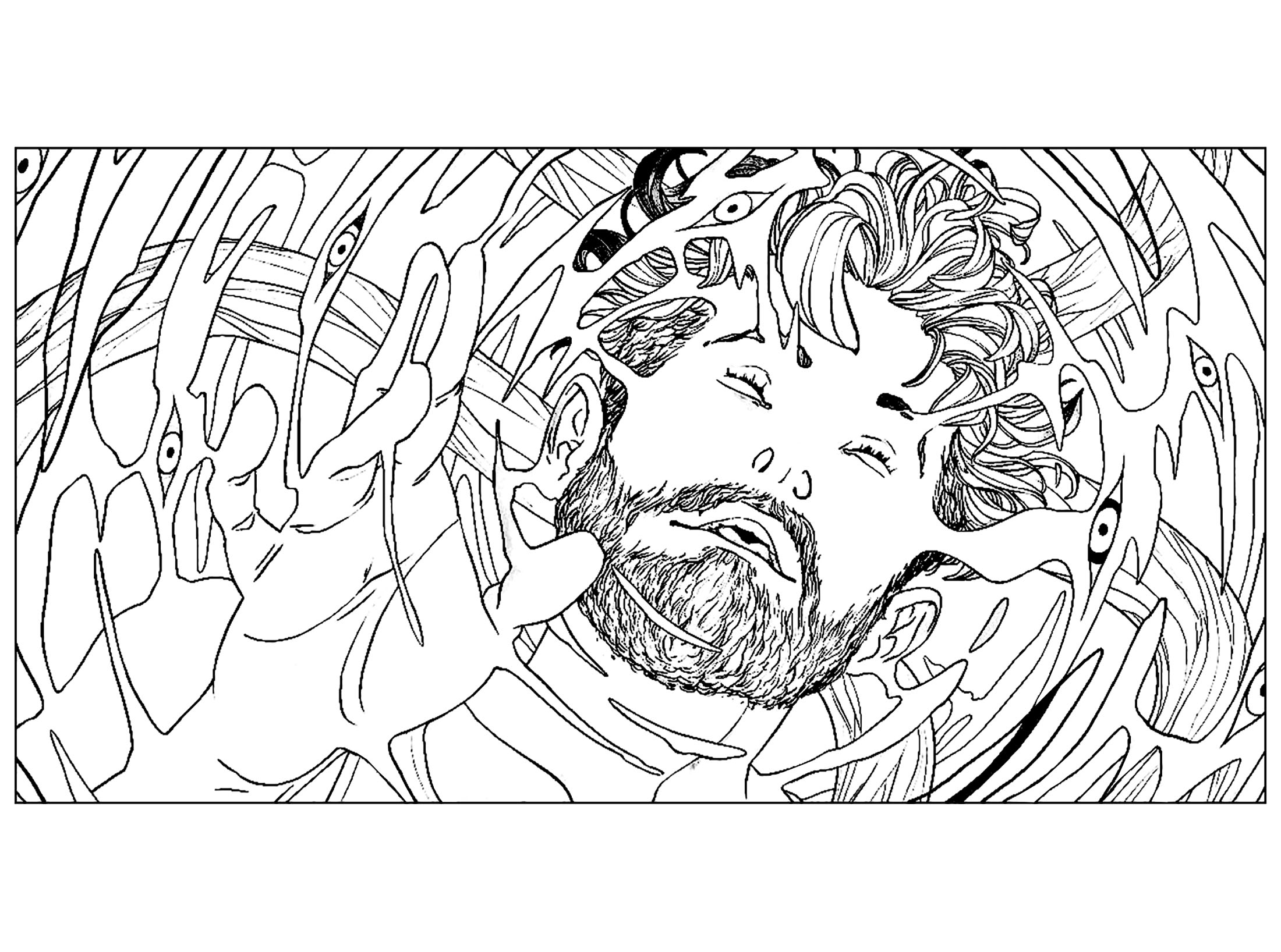 2200x1636 Psychedelic Man