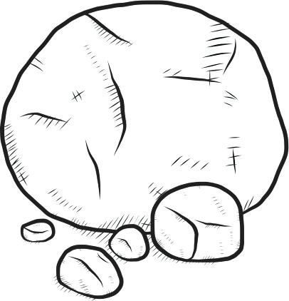 406x422 Rock Coloring Pages And Roll Rocks And Minerals Coloring Pages