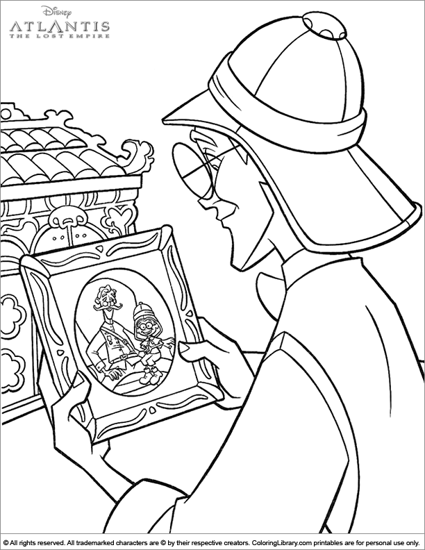 612x792 The Lost Empire Coloring Picture