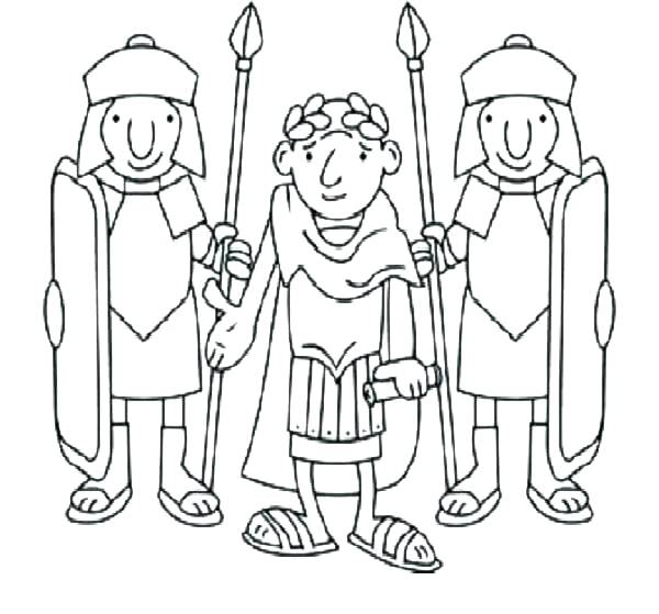 600x559 Ancient Rome Coloring Pages Roman Soldier Coloring Page Roman
