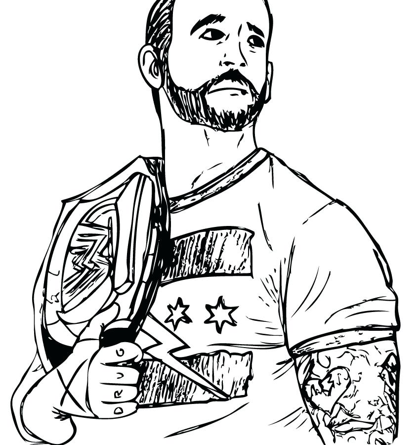 848x900 Roman Reigns Coloring Sheets Free Printable Coloring Pages