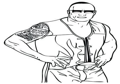 476x333 Wwe Coloring Pages Coloring Trend Medium Size Roman Reigns