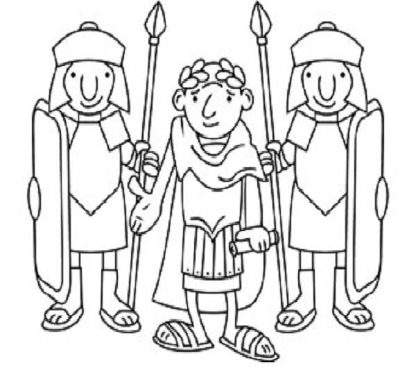 600x559 Roman Coloring Pages Free Coloring Pages Of Roman Soldiers Kids