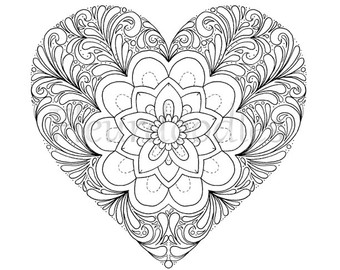 340x270 Mandala Coloring Pages