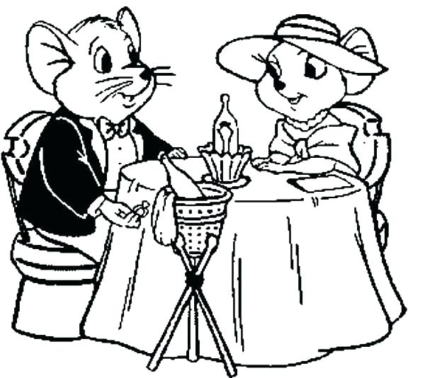 600x534 Romantic Coloring Pages