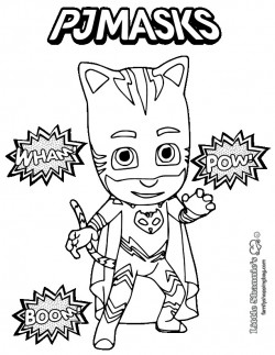 250x323 Pj Masks Coloring Pages Black And White New Romeo From Page