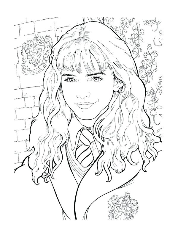 600x800 Hermione Granger Coloring Pages Harry Potter Ron Weasley