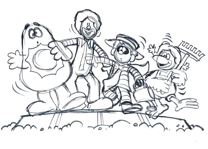 700x500 Coloring Page ~ Mcdonalds Coloring Pages Download Math 5 Ronald