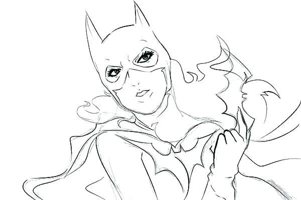 600x400 On Roof Coloring Pages On Roof Coloring Pages Batgirl Coloring