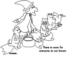 230x200 Making Learning Fun Room On The Broom Coloring Pages