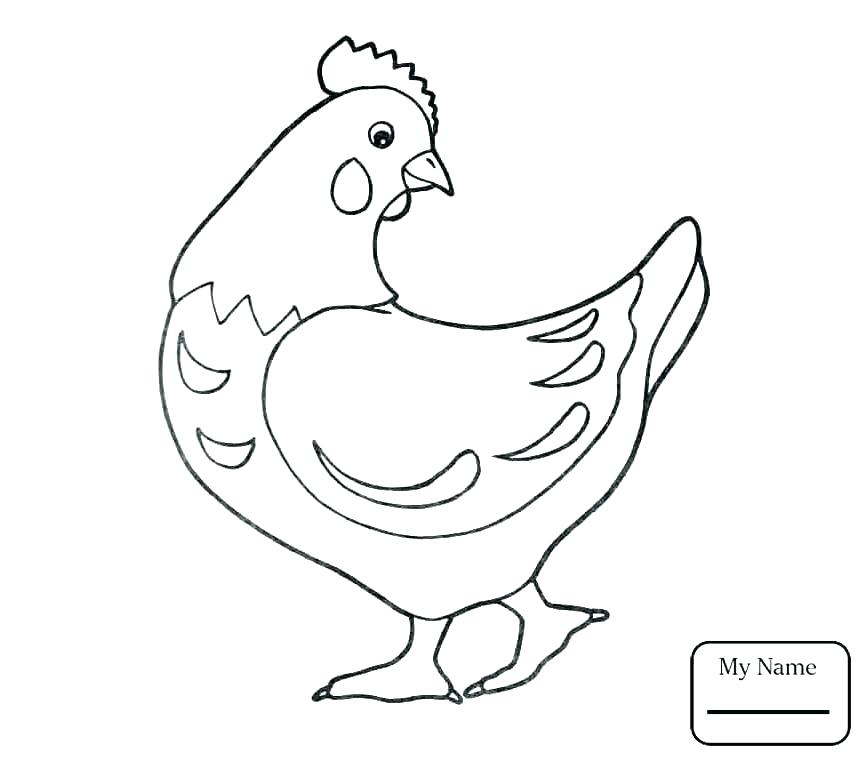 Rooster Coloring Page