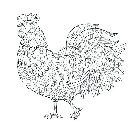 450x450 Rooster Coloring Page Rooster Coloring Page Rooster Coloring Page