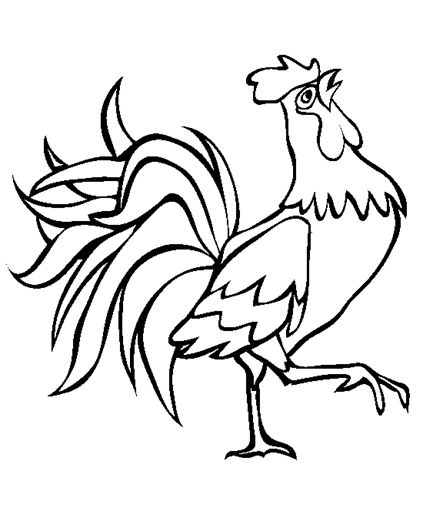 425x510 Rooster Coloring Pages Patterns Amp Templates Wood