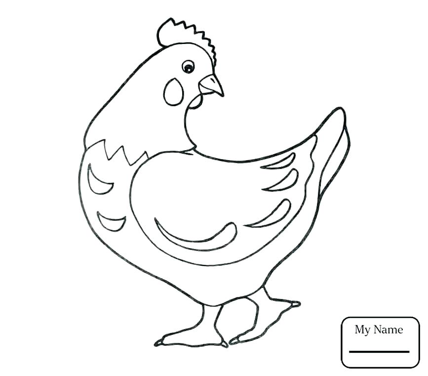 867x761 Free Rooster Pictures To Print Printable Animal Coloring Page