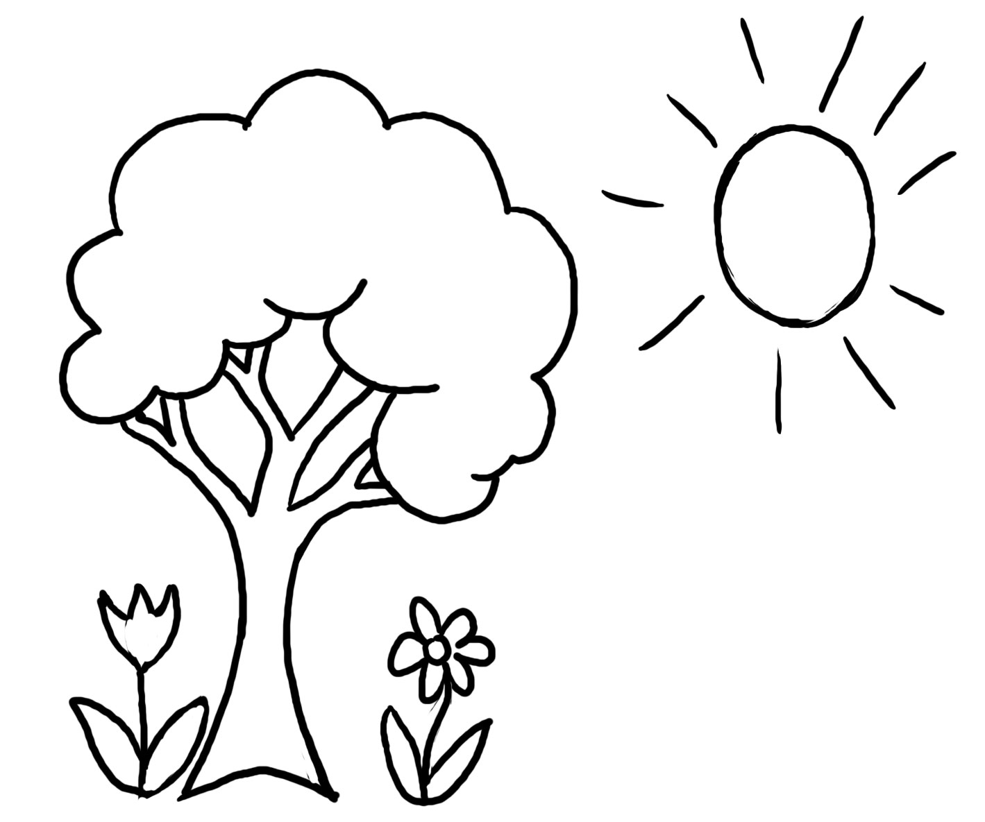 1419x1185 Sensational Design Tree Coloring Page Pages For Adults With Roots