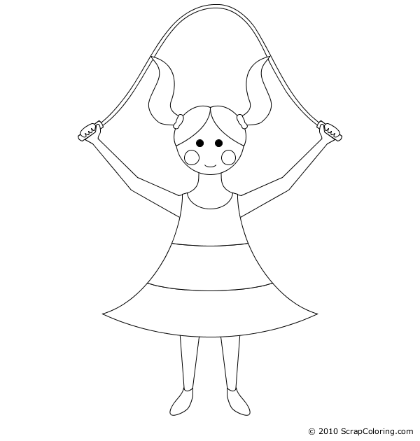 600x630 Jump Rope Coloring Page