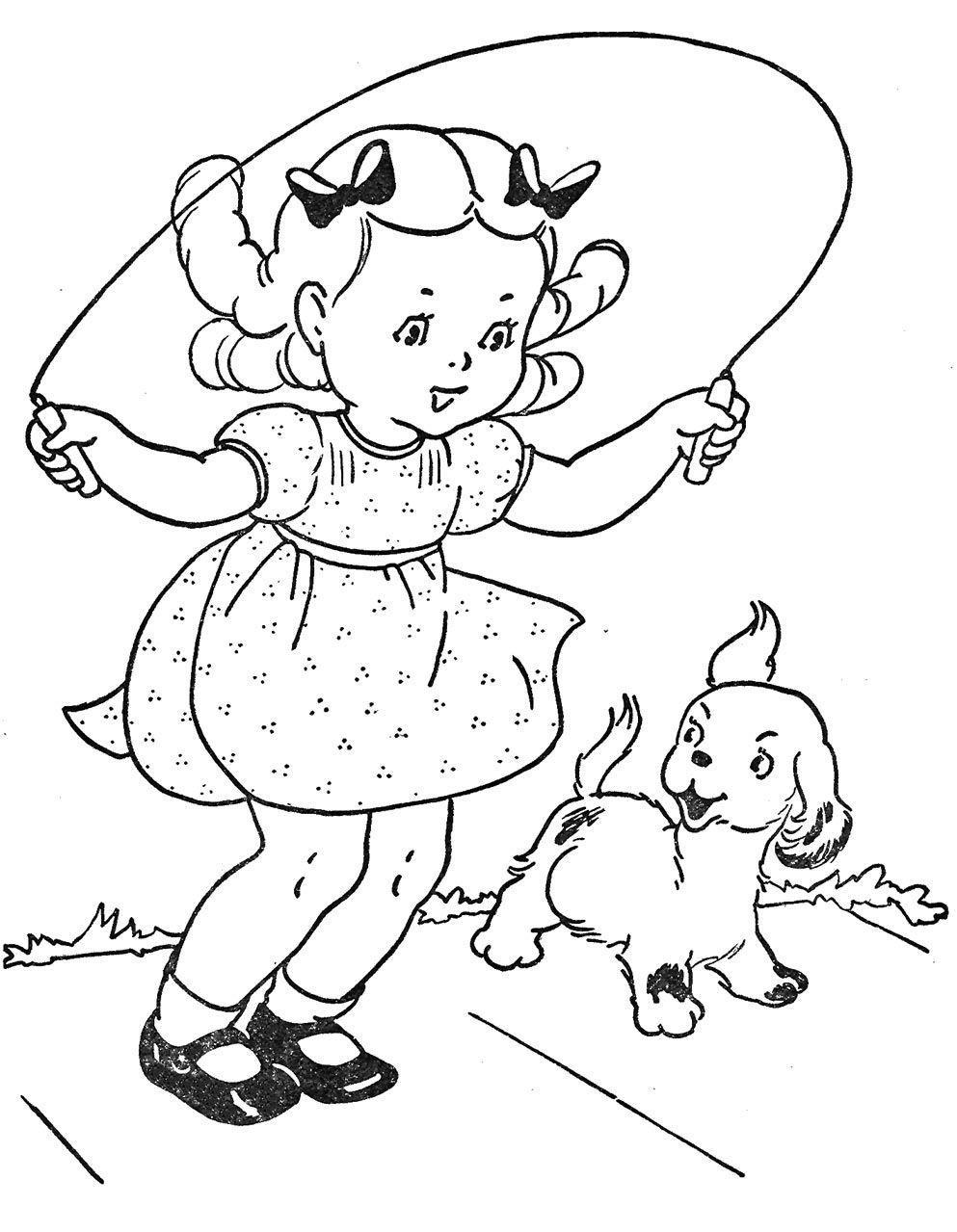 993x1279 Jumping Rope Alone Or With Friends. (From The Book Favorite Paint