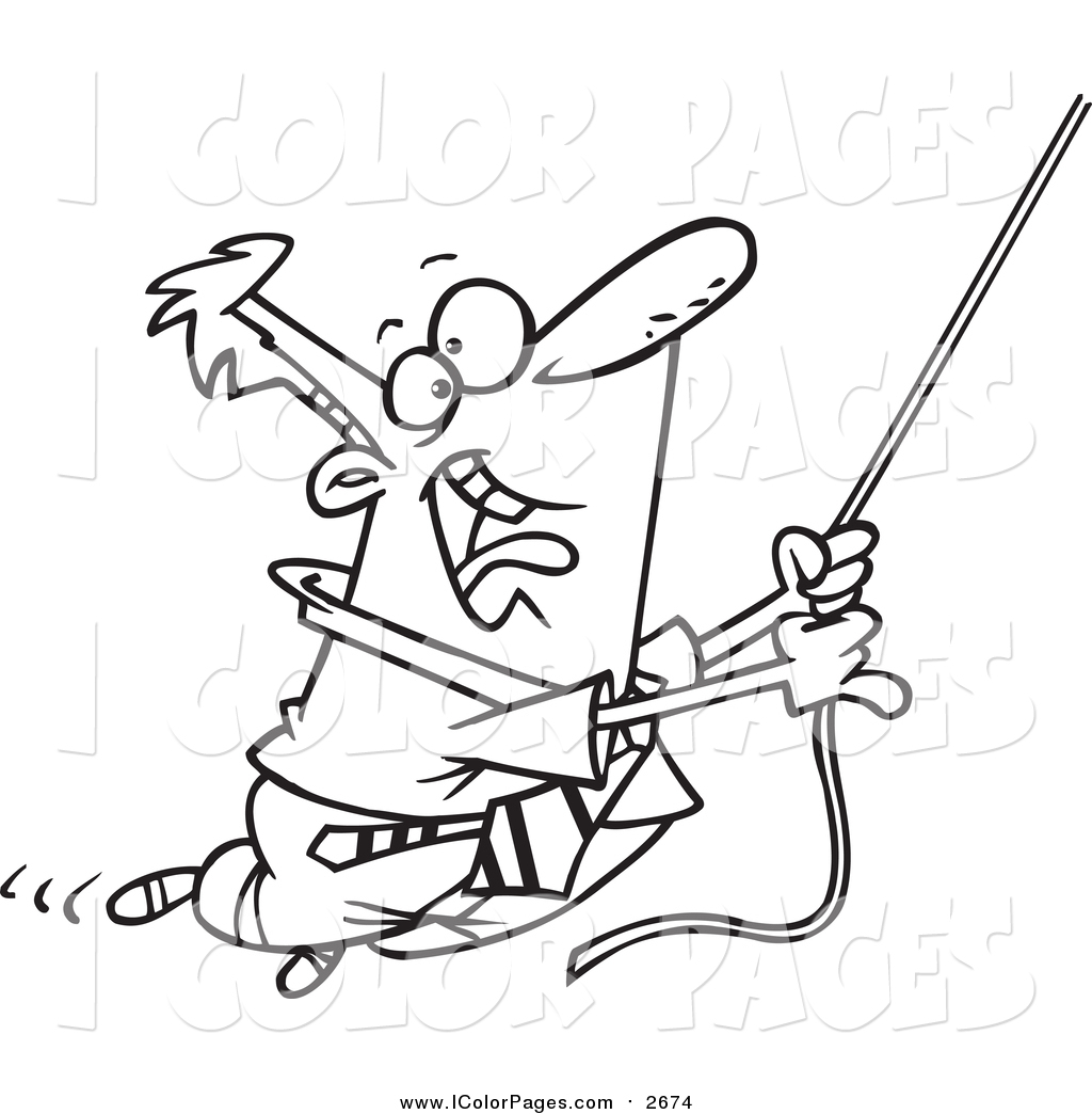 1024x1044 Vector Coloring Page Of A Lineart Businessman Swinging From A Rope