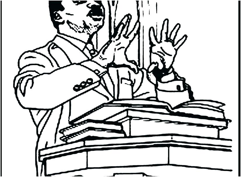 827x609 Rosa Parks Coloring Page