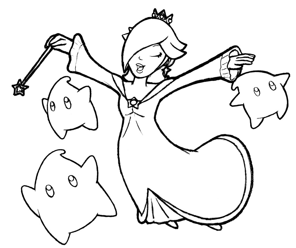 1024x857 Princess Rosalina Coloring Page Kid Free Also Fiscalreform