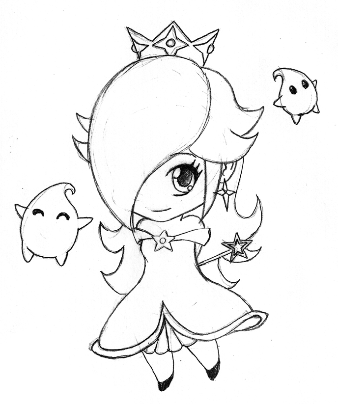 688x823 Rosalina Coloring P On Rosalina Coloring Sheet For Kids