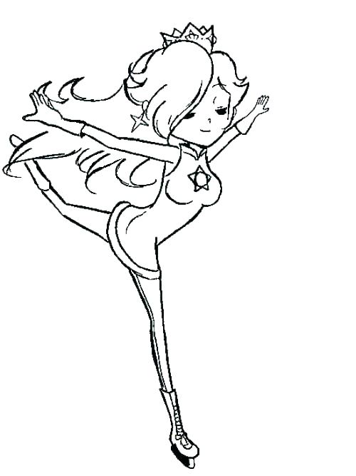 500x667 Rosalina Coloring Pages Princess Coloring Pages Winter Princess By