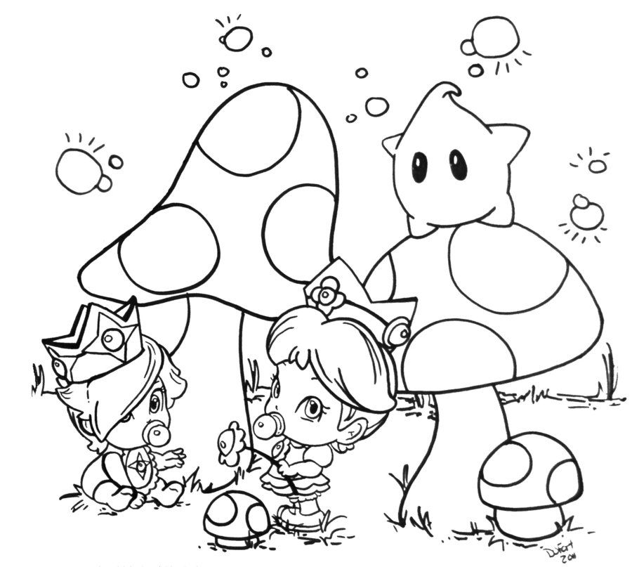 900x807 Daisy And Rosalina By Jadedragonne On Design