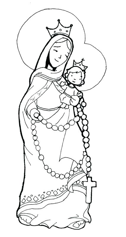 426x800 Rosary Printable Catholic Mom Rosary Coloring Page The Toolbox