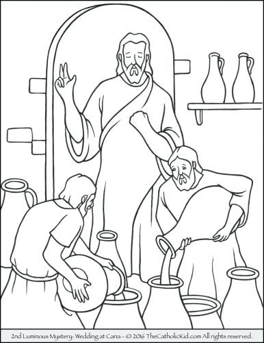 386x500 Luminous Mysteries Coloring Pages Inspirational Coloring Page