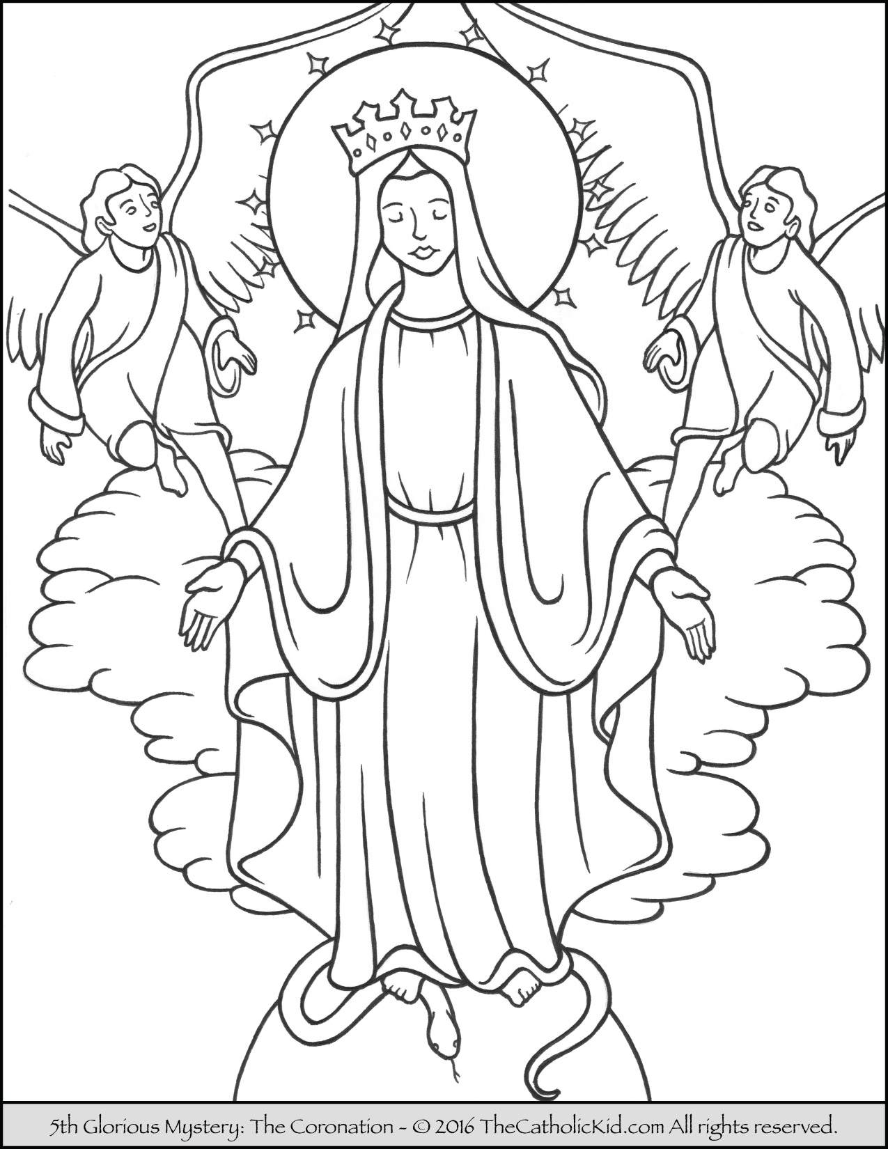 1275x1650 Our Lady Of The Rosary Coloring Pages Ideas Beautiful Color