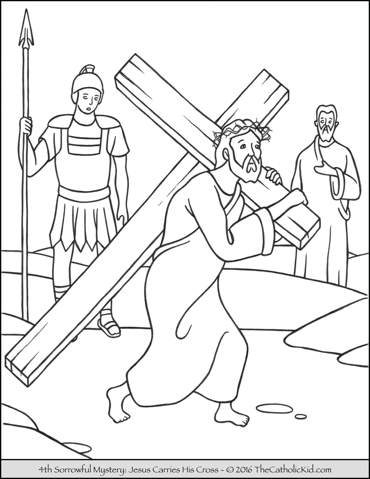 1275x1650 Rosary Coloring Pages For Free Fresh Sorrowful Mysteries Coloring