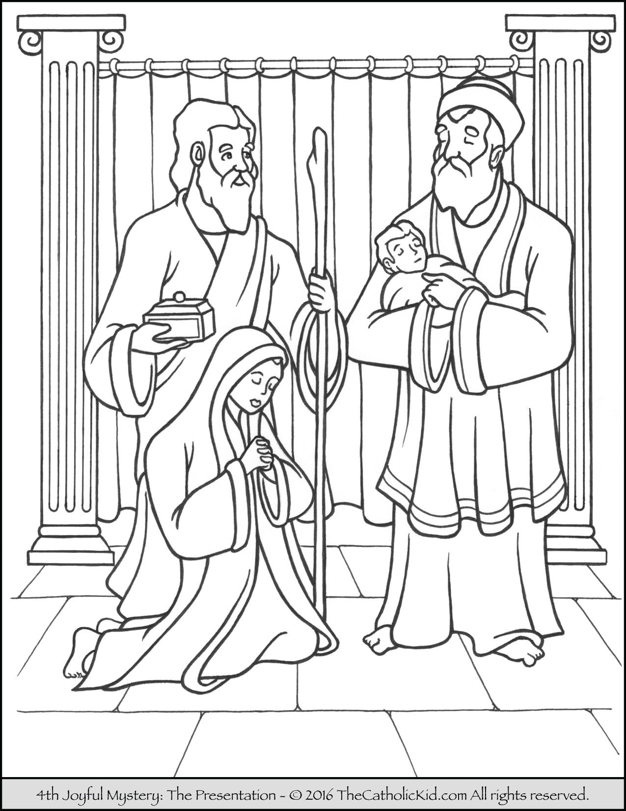 1275x1650 Stunning Joyful Mysteries Rosary Coloring Pages The Catholic Kid