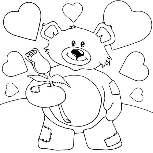 600x600 Rose Color Pages Rose Free Printable Rose Coloring Pages