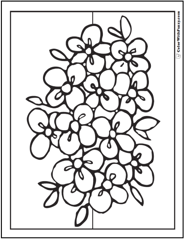 Rose Bouquet Coloring Pages