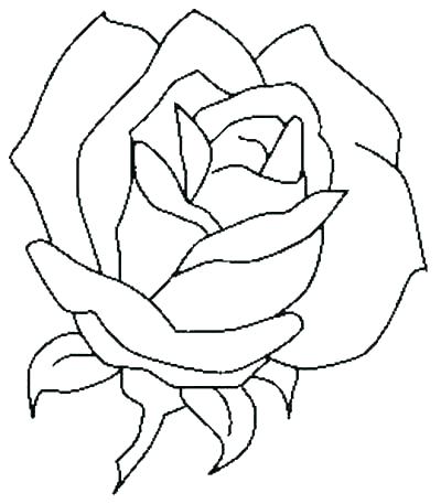 400x457 Coloring Page Amy Rose Roses Pages Printable Picture Of A To Color
