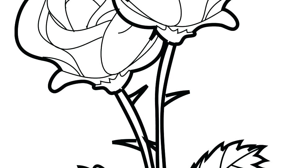 960x544 Roses Coloring Pages Printable Coloring Pages Kids Flowers