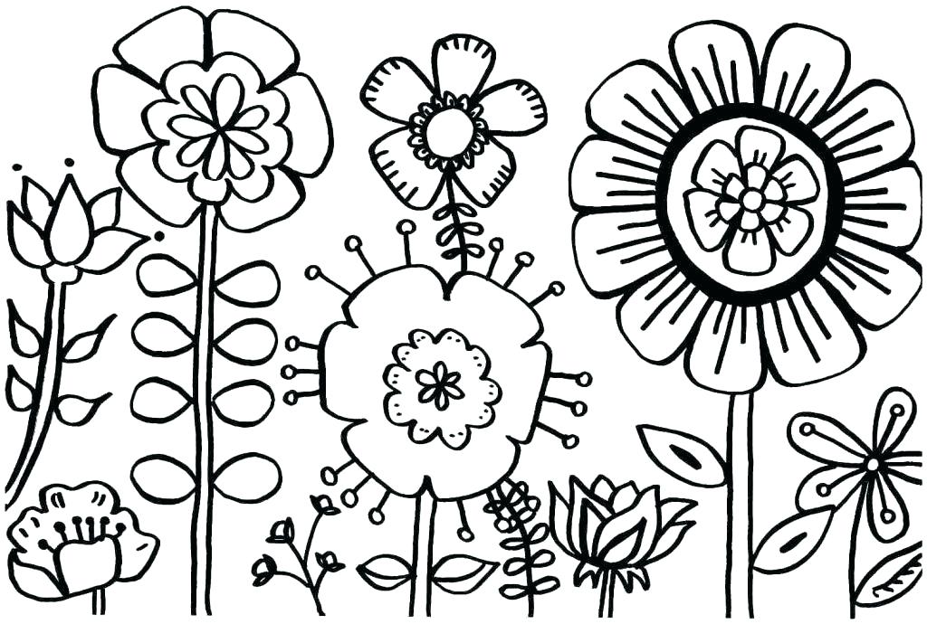 1024x690 Spring Coloring Page Spring Coloring Pages For Preschoolers As