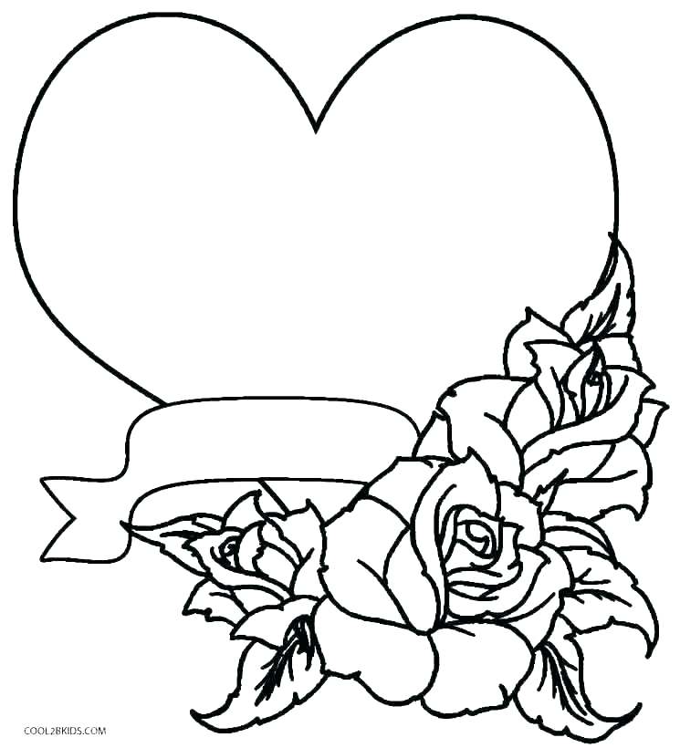 745x820 Coloring Pages Hearts Free Heart Coloring Pages Hearts 1 Coloring