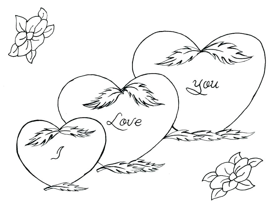 863x660 Coloring Page Of A Heart Coloring Pages Of Roses And Hearts Roses