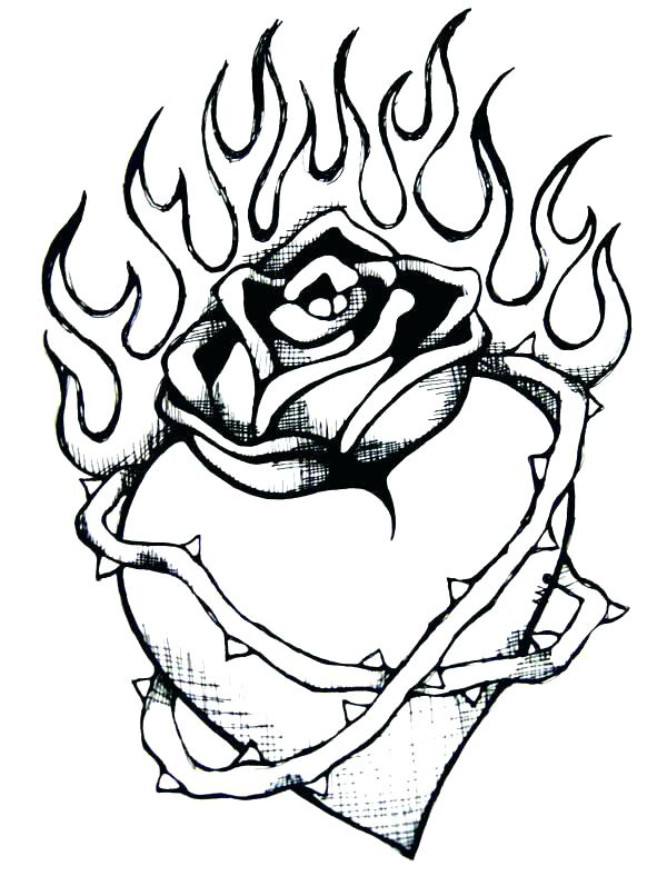 600x797 Coloring Pages For Kids Roses Also Coloring Pages For Kids Roses